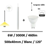 applique-led-blanc-suspendu-6W
