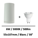 spot-led-saillie-blanc-6W