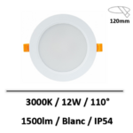 spot-led-spectrum-12W-3000K-blanc