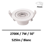 spot-led-blanc-optonica-7W