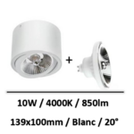 spot-led-saillie-10W-spectrum