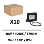 projecteur-led-20W-noir