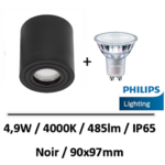 kit-spot-led-philips-noir
