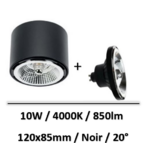 spot-led-saillie-noir