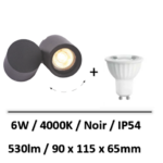 applique-led-noir-6W