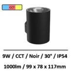 applique-led-CCT-noir-spectrum