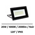 projecteur-led-20W-noir-spectrum