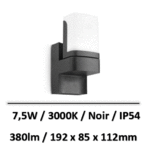 applique-led-miidex-noir