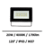 projecteur-led-20W-spectrum-led-noir