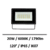 projecteur-led-spectrum-led-noir-6000K