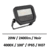 projecteur-led-ledvance-20W-noir