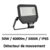 projecteur-led-detecteur-ledvance-noir