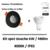 spot-led-douche-IP65-noir
