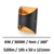 applique-led-noir-ledme-exterieure