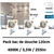 spot-led-pour-douche-gris