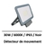 projecteur-led-gris-detecteur-mouvement