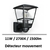 applique-led-steinel-L 10 S noir