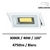 spot-led-rectangle-beneito-faure-blanc