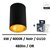 spot-led-saillie-noir-or-dimmable