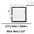 spot-led-carre-noir-blanc-xanlite