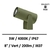 projecteur-led-vert-side