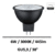 Réflecteur LED GU5,3