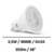 led-GU10-3W