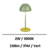 led-pour-table-vert