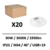 Downlight encatrable blanc mat type KANI 2 RD