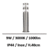 borne-catellane-inox