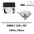 lampe-led-12W-noir-carre