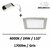 spot-led-carre-kanlux-24W