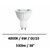 lampe-led-GU10-6W-4000K-spectrum