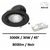 spot-led-rond-noir-3000K-30W-boutique