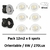 spot-led-arlux-encastre-pack-12m2