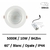 spot-led-5000K-claore-IP44-10W