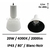 coupole-led-Blanc-noir-20W-4000K