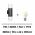 applique-led-anthracite-9W-arlux