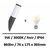 applique-led-arlux-gris-torche
