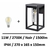 applique-led-noir-kanlux
