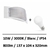 applique-led-kanlux--10W-blanc-IP54