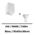 spot-led-saillie-blanc-6W-4000K