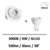 spot-led-6W-3000K-blanc