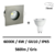 spot-ledIP65-carre-spectrum-6W