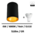 spot-led-saillie-noir-or-arlux-dimmable