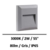 applique-led-escalier-gris-2W-optonica