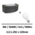 applique-led-gris-miidex-9W-IP44