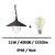 suspension-grise-led-deco-IP44