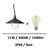 suspension-led-gris-11W