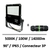 projecteur-led-100W-ledme-noir